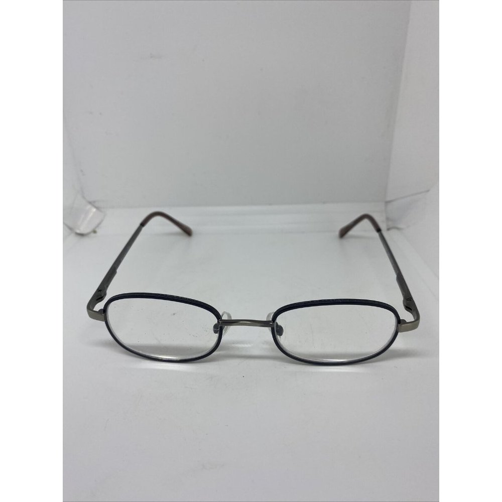 Magnivision Reading Eyeglasses Metal Frame +3.00 Lightweight Brown Unisex